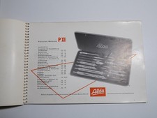 Alda Werk Präzisionsreisszeuge Reisszeug Zirkel Katalog 1956 Erfurt DDR