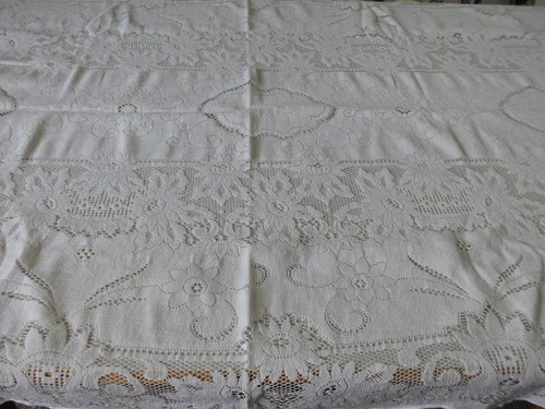 Häkeldecke tischdecke weiß - häkeldecke,