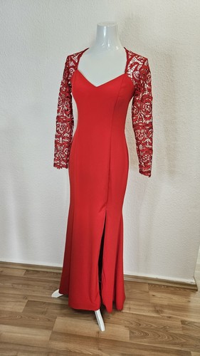 Elegantes rotes abendkleid mit - rotes,