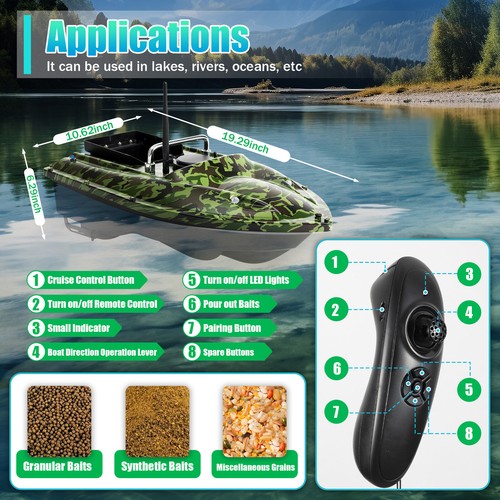 500m fischerei köder boot - rc,