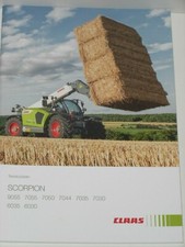 CLAAS SCORPION 9055, 7055 Teleskoplader Prospekt von 09/2016 ( CLAAS 76 )