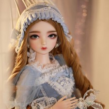 1/3 BJD Puppe 60cm Kugelgelenk Mädche Prinzessin Kleid Schuhe Outfit Komplettset