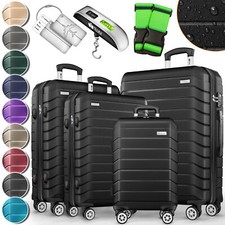 tillvex® Reisekoffer Set Koffer Hartschale Trolley TSA Kofferset Rollen S-M-L-XL