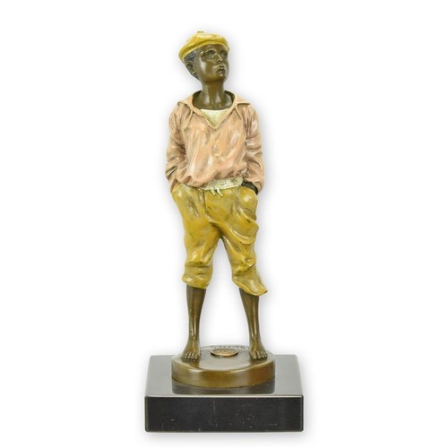 Bronzefigur pfeifer höhe - pfeifer,,