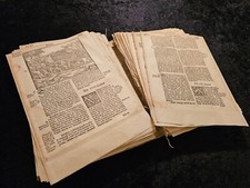 1541 Luther German Bible Leaf