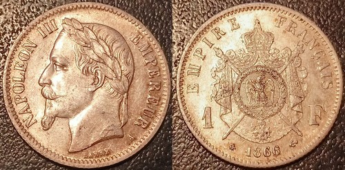 Napoleon iii franc silber - napoleon,