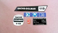 Aufklebersatz für Sachs-Dolmar 119 Motorsäge