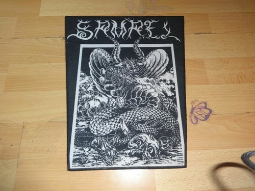 Black metal patch - black,