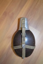 Schöne Original Kokosnuss Feldflasche Wehrmacht DAK Afrika WH WK2