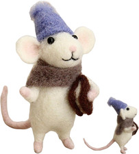 Tierwolle-Nadelfilzset,Tiere-N