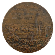 CBR05/2025 (C24) (REF444) Médaille concours de TIR ROUEN 1914 französische MEDAILLE