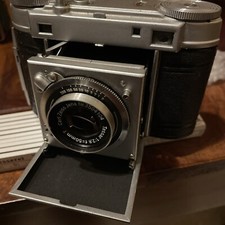 Certo Super Dollina II Kamera mit Ledertasche , Objektiv Tessar 1:2,8 50 mm