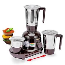 3-in-1 Mischer Schleifer 3 Edelstahlgläser Trocken Nassschleifen Indischer Mischer 750W