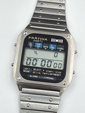 Prätina Quarz LCD Chronograph