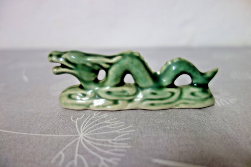 Drachen grüne glasierte - drachen, grüne,glasierte