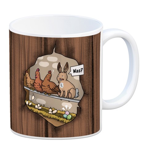 Ostern cartoon kaffeebecher - ostern-cartoon,