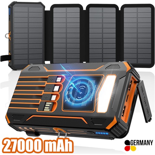 27000 mah solar - solar, powerbank
