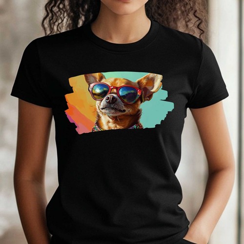 Shirt frauen chihuahua - t-shirt,