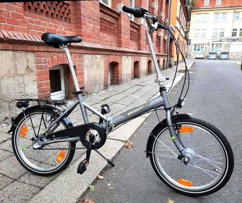 Bbf klapprad zoll - zoll, 3-gang