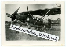 C4 Foto WL Aufklärungs Flugzeug Henschel Hs 126 Staffelwappen Kennung Tarnung