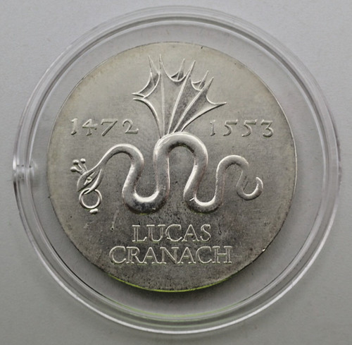 Silbermünze ddr mark lucas - ddr,