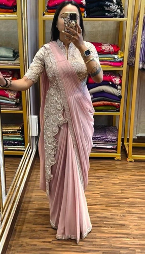 Sari bluse readymade - readymade, designer