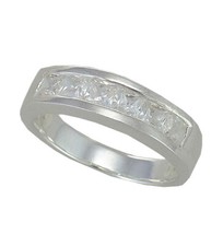 Ring mit 6 Zirkonia