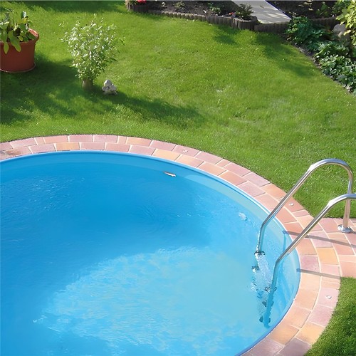 Pool set rund - pool, komplettset