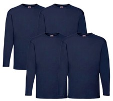 FRUIT OF THE LOOM T-SHIRT LONGSLEEVE M L XL XXL 3XL 4XL 5XL LANGARM SHIRTS PAKET