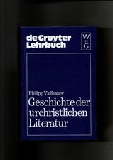 Philipp Vielhauer, Geschichte