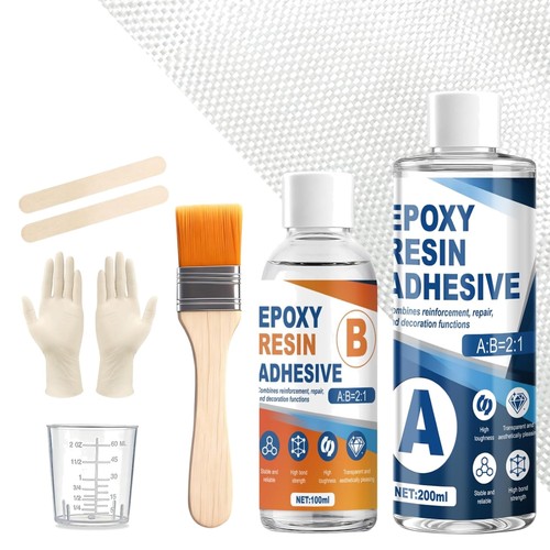 Glasfasermatten epoxidharz set - glasfasermatten,