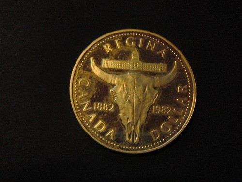 Canada dollar 1982 bison - canada,