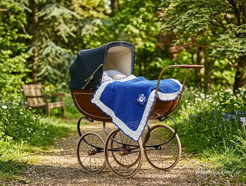 Nostalgische babydecke - nostalgische,