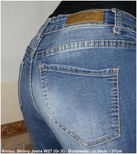 Skinny jeans blau risse - risse, *