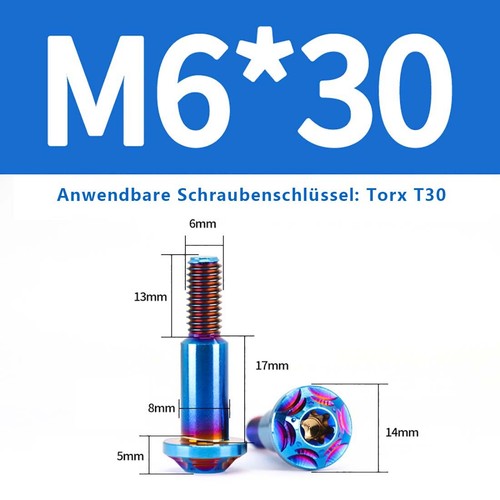 Titan schrauben m6x30mm farbe - titan,