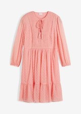 Neu Chiffon-Kleid mit Struktur