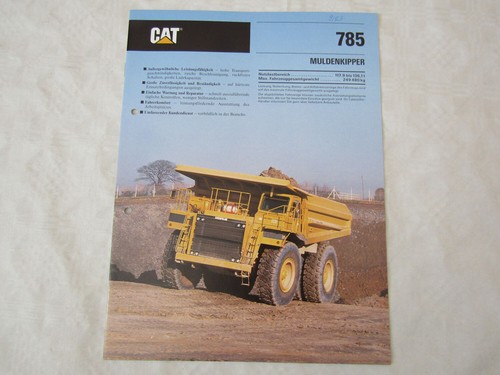Prospekt caterpillar 785 - prospekt,