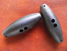 ca 4 cm schwarz 2 Stück Sammlung Knöpfe Zierknopf retro vintage 70er Haken