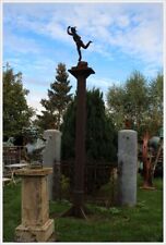 Gusseisen Säule dorisches Kapitel Bauträger 1880 quadratische Plinthe Klassik