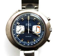 Vintage BWC Swiss Herren UFO Chronograph mit Handaufzug - Valjoux 7733