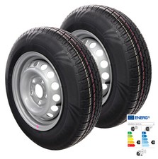 2x Komplettrad 155/80R13 84N 112x5 155 R 13 PKW Anhänger Rad Felge 4,5Jx13 DOT24