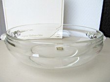 Original Walther Kristallglas-Schale, beidseit. Knaufe, Durchm. ca. 22 cm,  OVP