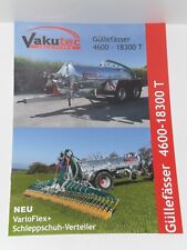VAKUTEC Güllewagen, Güllefaß Prospekt von 11/2022 ( 5553 )