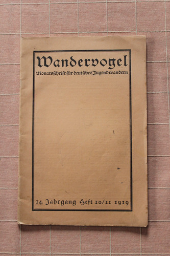 Wandervogel heft 1919 - wandervogel,