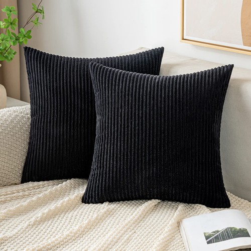 Kissenbezug 45x45 schwarz - 45x45, cm