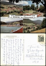 Mitteltal-Baiersbronn Mehrbildkarte mit Panorama, Minigolf-Platz, Freibad 1969