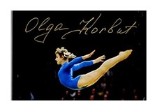 Olga Korbut 2 A4 Reproduktion