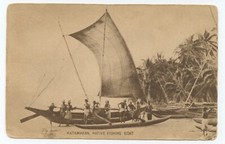 Katamaran Native Fishing Boat