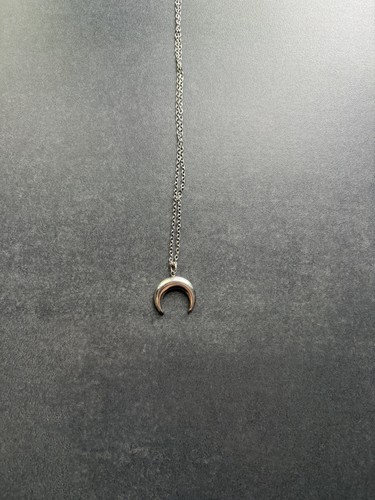 Mond edelstahl kette neu - edelstahl,