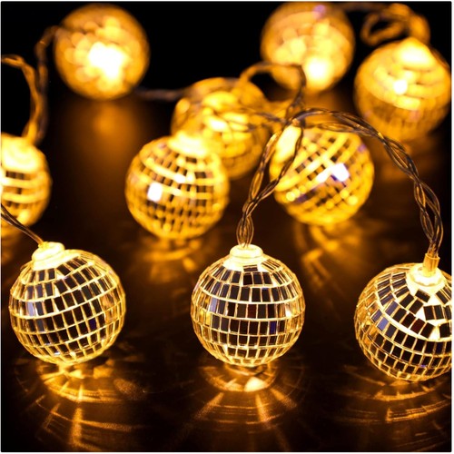 Led discokugel lichterkette - led,